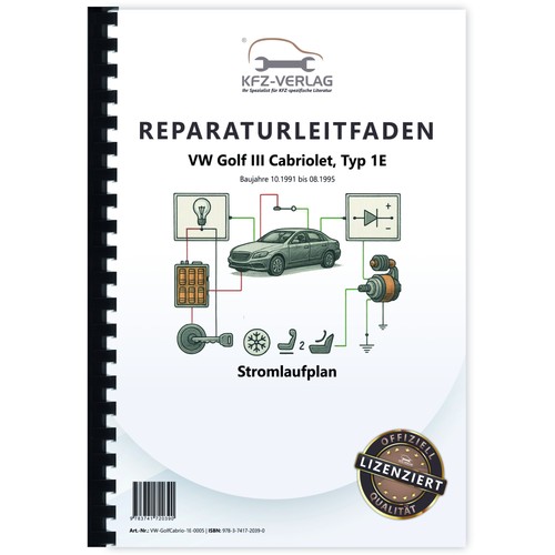 Golf cabrio 1993 1995 - vw, 1e