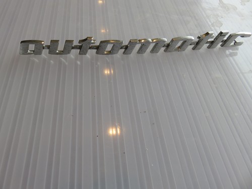 Automatic schriftzug emblem - schriftzug,