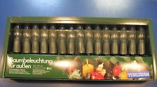 Weihnachtslichterkette für Außen  15 Osram Kerzen E14 45W CAK Made in Germany !