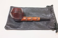 Pfeife Pipe Radice Rubino Bulldog Faux Bamboo Ohne Filter OFi