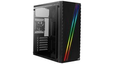AeroCool PC Gehäuse Streak Mid-Tower Schwarz (Window-Kit)