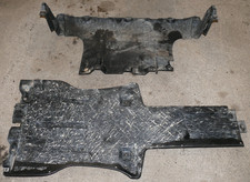 2x Unterbodenschutz Unterfahrschutz Schmutzfänger VW Touareg 7L