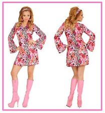 Hippie Girl pink bunt Kreise