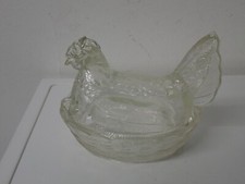 Schöne antike Glashenne