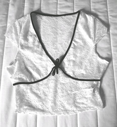 Wow spitzen crop top - wow!, gr.m
