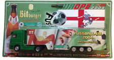 Werbetruck LKW MB Actros Bitburger England Truck Fussball EM 2004 Portugal