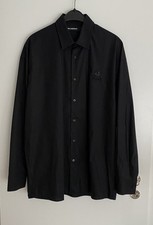 HERREN HEMD KARL LAGERFELD, GR.M-SCHWARZ, SPORTLICH-ELEGANT, KLASSIKER, NEU