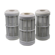 Aqua auswaschbare Wasserfilter Nylon Vorfilter Schmutzfilter 5" x 2,5" 3 Stück