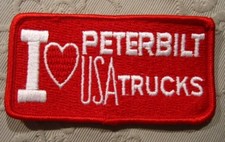 Peterbilt USA Trucks Aufnäher Patch 5 x 10 cm NEU (Sparpreis)