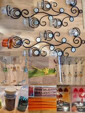 Dekoration Wanddeko mit Teelichthalter Kerzen Dekosteine - auch einzeln!