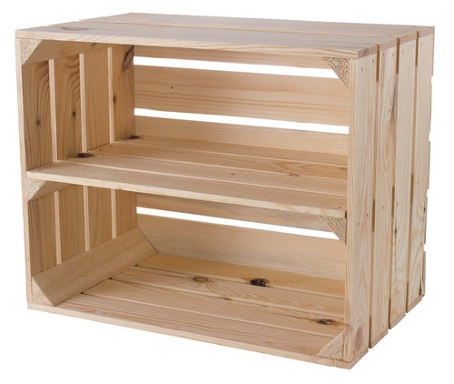Natürliche standard holzkiste - natürliche, standard-holzkiste