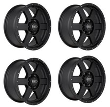 4x W-TEC All Terrain 5x127 8,5x18 Alufelge passend für Jeep Wrangler JK (07-17)