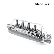 3D - Laser Metall Puzzle, Titanic, Konstruktionsspielzeug Bausatz Beschäftigung