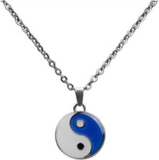 Yin Yang Halskette Edelstahl