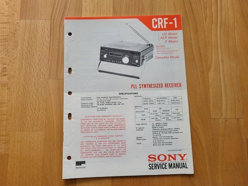 Sony crf service manual - crf-1,