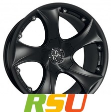 Keskin KT9 Malik matt black 8.5x17" ET30 LK4 100 ML 63.4 Alufelgen 17 Zoll