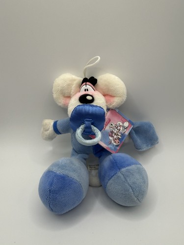 Diddl baby blau mit nuckel - nuckel, &