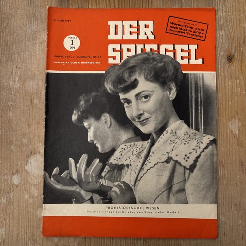 Zeitschrift der spiegel 1949 - zeitschrift,