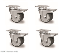 STRANDKORBROLLEN APPARATEROLLE DOPPELROLLEN SCHWERLASTROLLE TRANSPORTROLLEN 75mm