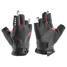 LEKI Nordic Breeze Shark Short - Walking & Skating Handschuhe - schwarz/rot/weiß