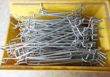 Haken Doppelhaken L20cm Linde Tego Regal Rückwand Rundloch Lochwand Eurolochung