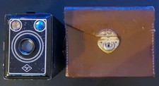 Agfa Boxkamera mit Tasche