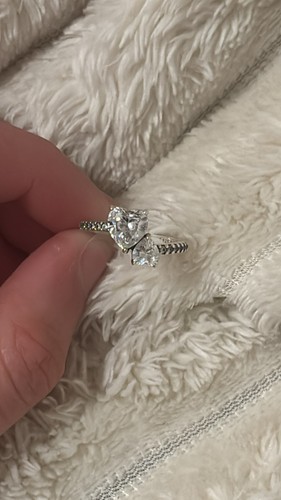 Pandora ring herzform zirkonia - herzform,