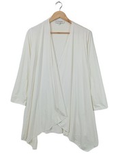 JOACHIM BOSSE STYLE Cardigan Damen Jacke Gr. DE 38 weiß Casual-Look