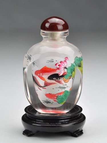 Snuff bottle koi karpfen - snuff, "koi-karpfen"