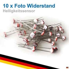 10x Fotowiderstand LDR 5528
