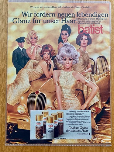 1968 batist haarspray - 1968, jaguar