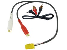 Fiat 500 Aux Eingang 3.5mm Wagenheber Kabel Radio Ipod Adapter CT29FT01 2007