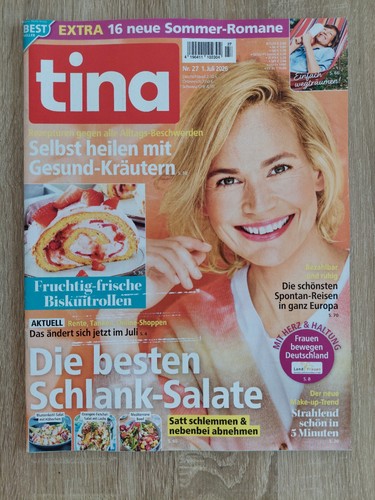 Frauenzeitschrift tina 27 - ", "