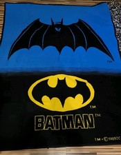 Original Batman Wolldecke/Winter/Warm/Decke Wie Neu