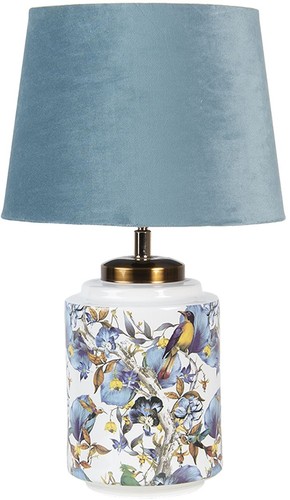 Tischlampe blau 25x41 - Ø, /