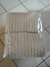 WINTERENGEL MF Edelflanell Wendeplaid Zopfmuster gesteppt ca. 150x200cm NEU