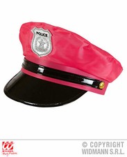 Polizeihut pink - pinkfarbene