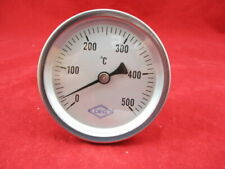 Rauchgas Thermometer 0-500°C Ø 80 mm Rauchgasthermometer 100 mm Abgas OEG DRM