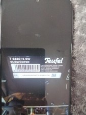 Teufel T1110/1 SW Aktive Subwoofer mit Class D Verstärker in schwarz mit OVP/TOP