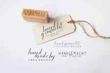 Stempel Handmade by personalisierbar, Made with love Stempel, Handmadestempel
