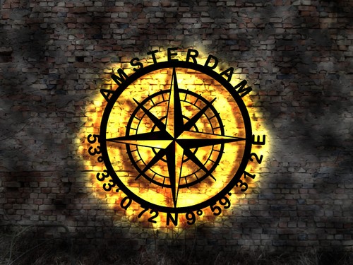 Led deko amsterdam - 3d,