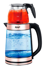 Teekocher Teekanne Wasserkocher 2,2L türkischer Caydanlik Cayci Samowar 1500 W