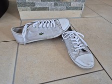 Lacoste Damen Sneakers Leinen Schuh Gr. 37