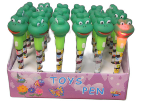 Leucht frosch kugelschreiber - leucht-frosch,