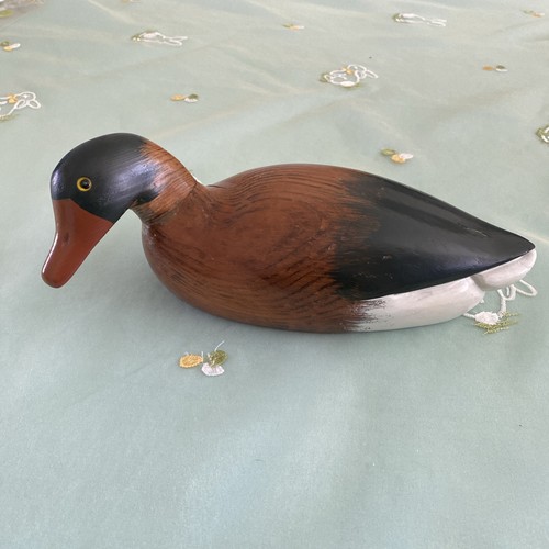 Ente holz handbemalt vintage - handbemalt,