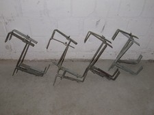 8x Halter für 4 Blumenkasten, verstellbar, Blumenkastenhalterung