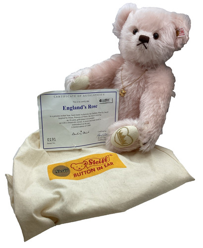 Steiff englands rose bär - "englands,
