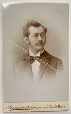 orig. CDV Foto Fotografie Mann