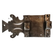 Türriegel antik Platte alt
