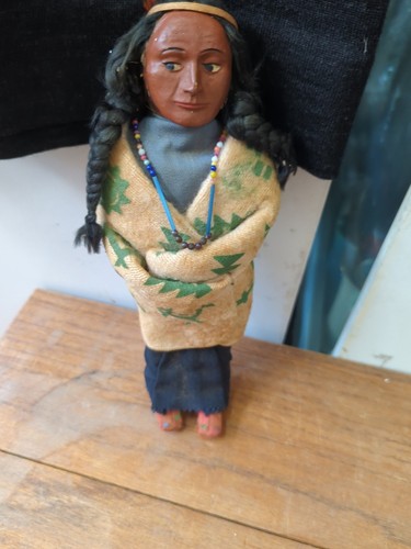 Vintage skookum indianer puppe - skookum,